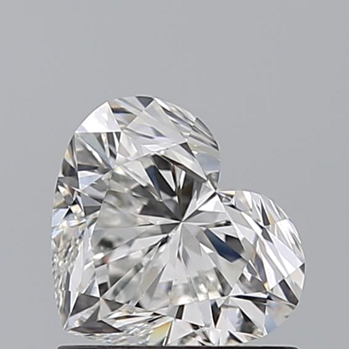 1.01 carat G-VVS2 Natūralus Heart Deimantas (1)