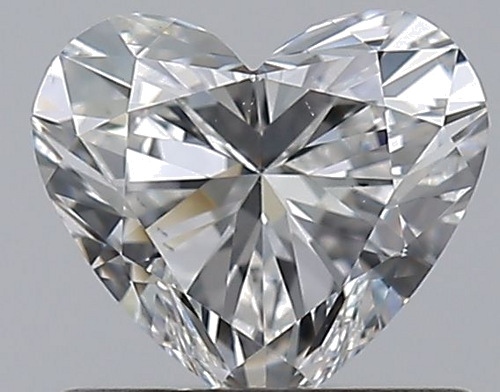 0.7 carat F-VS2 Natūralus Heart Deimantas (1)