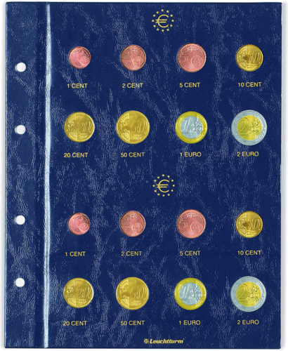 Leuchtturm VISTA Euro coin sheets – Philatelicly