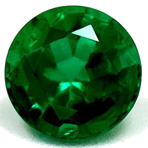 0.83 carat GREEN Round Smaragdas (1)