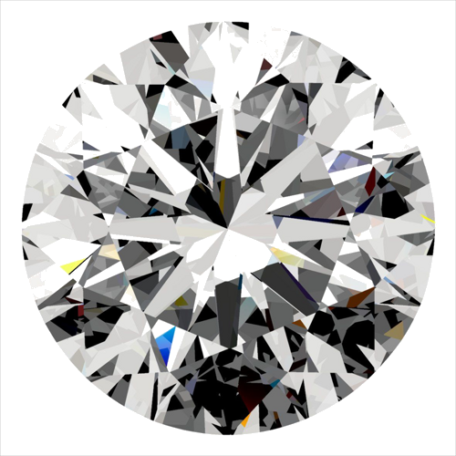 0.35 carat D-VVS1 Excellent cut Natūralus Round Deimantas (1)