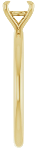 Sužadėtuvių Žiedas „Claw-Prong Solitaire“ 14k yellow gold Round 5.8mm (4)