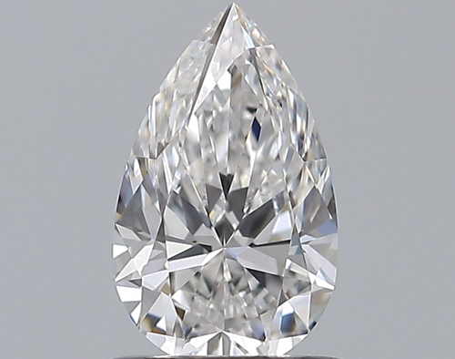 0.75 carat D-VVS2 Natūralus Pear Deimantas (1)
