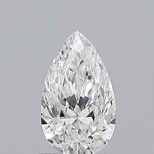 0.5 carat D-VVS2 Natūralus Pear Deimantas (1)