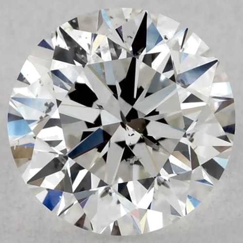 0.61 carat G-SI2 Very Good cut Natūralus Round Deimantas (1)