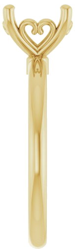 Sužadėtuvių Žiedas „Solitaire“ 14k yellow gold Oval 9mm x 7mm (4)