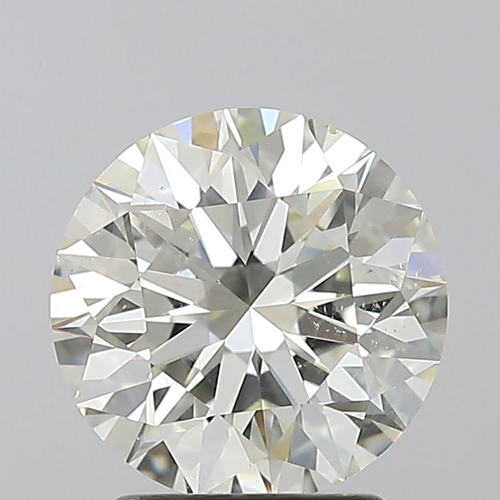 2.12 carat K-SI2 Excellent cut Natūralus Round Deimantas (1)