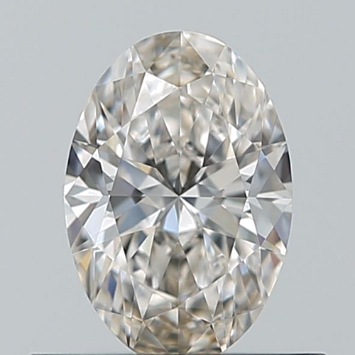 0.51 carat I-VVS2 Natūralus Oval Deimantas (1)