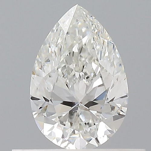 0.5 carat H-SI1 Natūralus Pear Deimantas (1)
