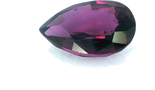 3.56 carat PINK Pear Garnet (1)