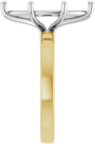 Sužadėtuvių Žiedas „Solitaire“ 14k yellow/white gold Marquise 16mm x 8mm (4)