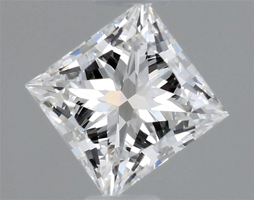 0.3 carat F-VVS1 Natūralus Princess Deimantas (1)