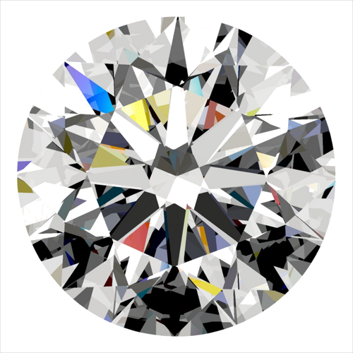 0.3 carat I-VS2 Excellent cut Natūralus Round Deimantas (1)
