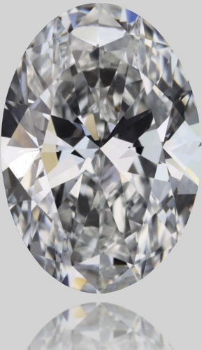 0.52 carat F-VVS1 Natūralus Oval Deimantas (1)