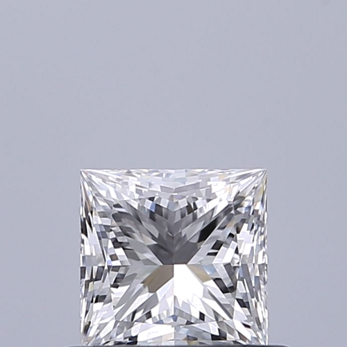 0.52 carat D-VVS2 Natūralus Princess Deimantas (1)