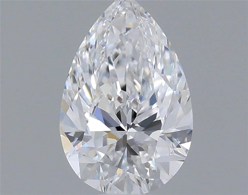 0.5 carat D-VVS2 Natūralus Pear Deimantas (1)
