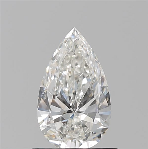 0.7 carat H-VS2 Natūralus Pear Deimantas (1)