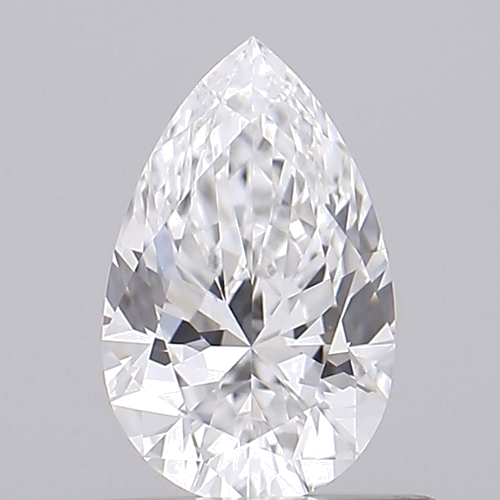 0.5 carat E-IF Natūralus Pear Deimantas (1)
