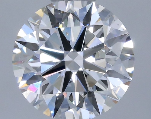 0.59 carat G-SI1 Excellent cut Natūralus Round Deimantas (1)