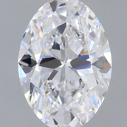 0.46 carat D-VS2 Natūralus Oval Deimantas (1)