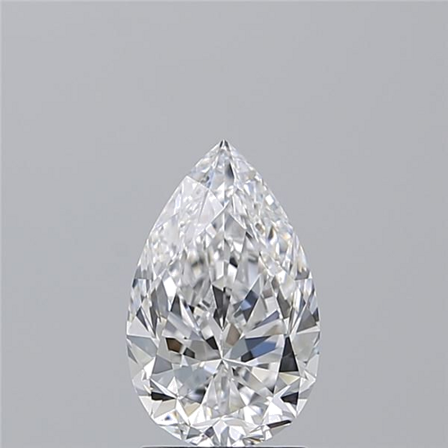 2.01 carat D-VVS2 Natūralus Pear Deimantas (1)