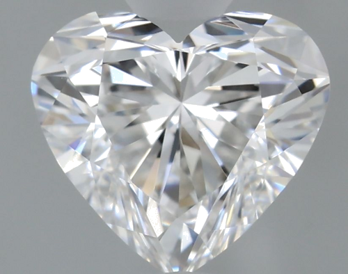 0.5 carat E-VVS1 Natūralus Heart Deimantas (1)