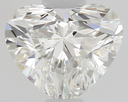 0.6 carat G-VVS1 Natūralus Heart Deimantas (1)