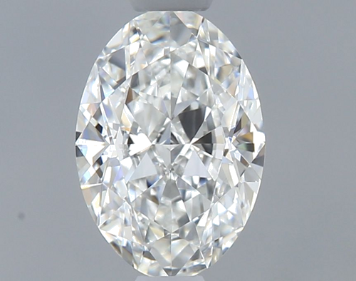0.5 carat F-VVS2 Natūralus Oval Deimantas (1)