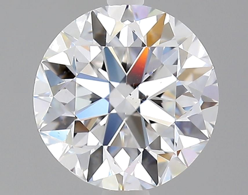 2.01 carat D-SI1 Very Good cut Natūralus Round Deimantas (1)