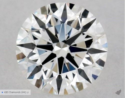 0.5 carat G-VS2 Excellent cut Natūralus Round Deimantas (1)