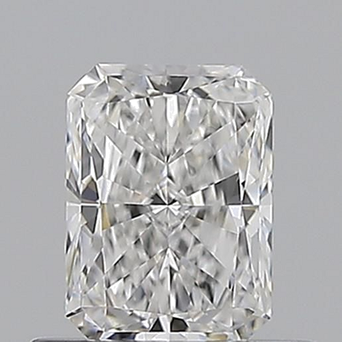 0.53 carat F-VVS2 Natūralus Radiant Deimantas (1)