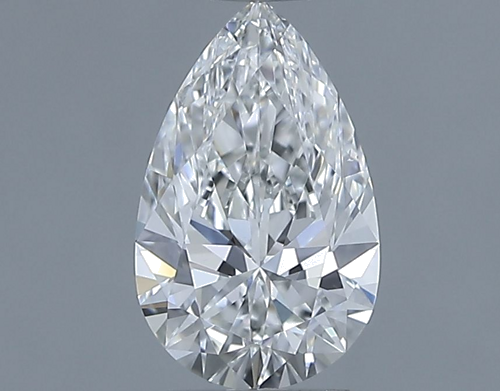 0.6 carat F-VS1 Natūralus Pear Deimantas (1)