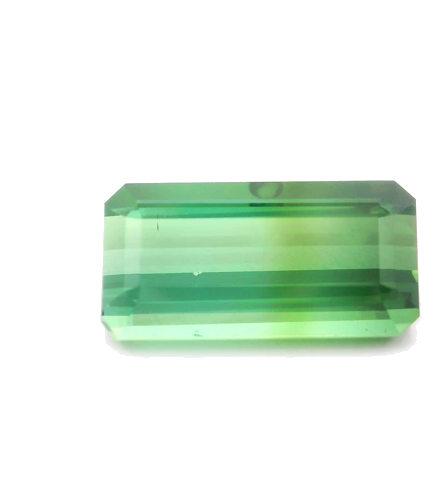 4.24 carat GREEN STEP cut Octagonal Tourmaline (1)