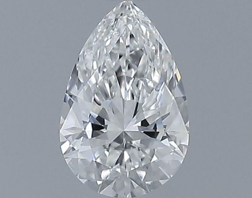 0.6 carat G-SI1 Natūralus Pear Deimantas (1)
