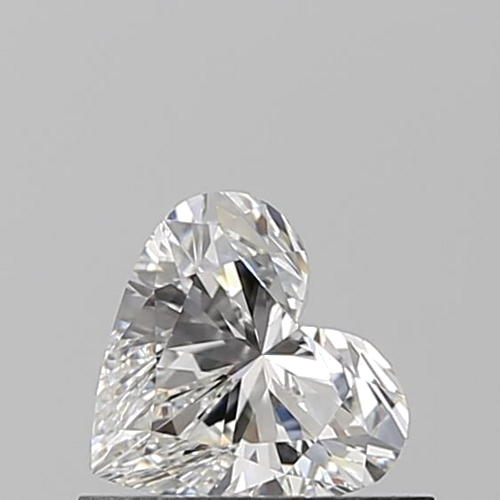 0.52 carat F-IF Natūralus Heart Deimantas (1)