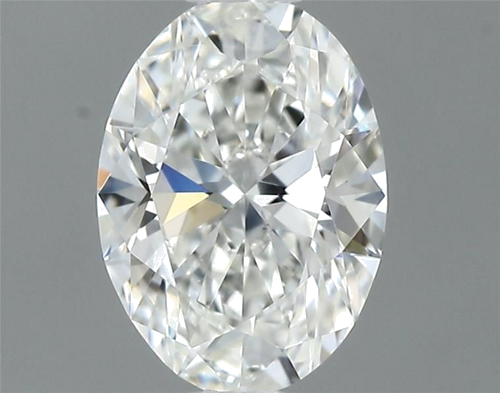 0.44 carat F-VVS1 Natūralus Oval Deimantas (1)