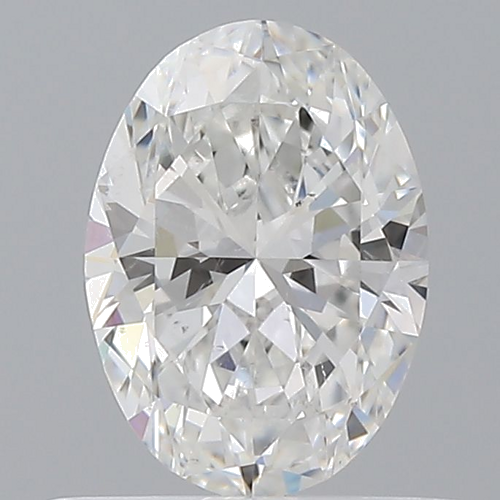 0.6 carat E-SI2 Natūralus Oval Deimantas (1)