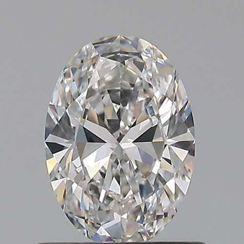 0.6 carat F-VVS1 Natūralus Oval Deimantas (1)