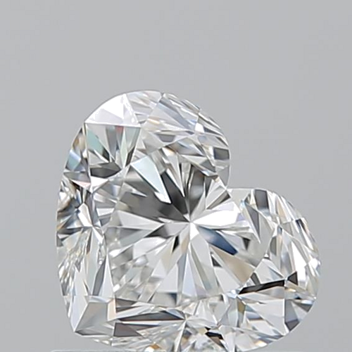 1.01 carat G-VVS2 Natūralus Heart Deimantas (1)