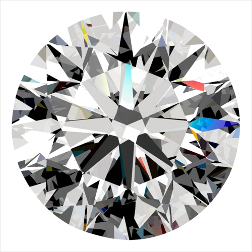 0.3 carat F-SI1 Excellent cut Natūralus Round Deimantas (1)