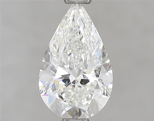 1.01 carat F-SI2 Natūralus Pear Deimantas (1)
