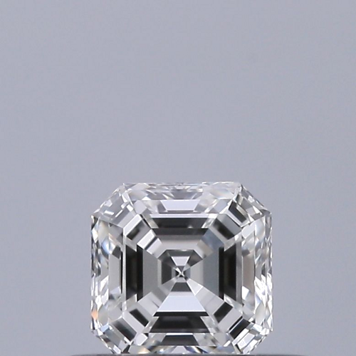 0.32 carat F-VVS2 Natūralus Asscher Deimantas (1)