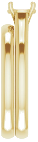 Sužadėtuvių Žiedas „Solitaire“ 14k yellow gold Round 5.8mm (9)