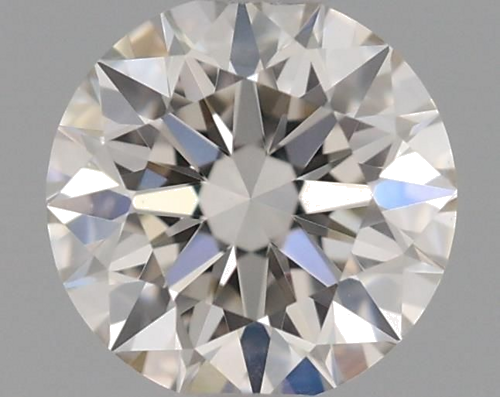 0.35 carat K FAINT BROWN-VVS2 GD cut Natūralus Round Deimantas (1)