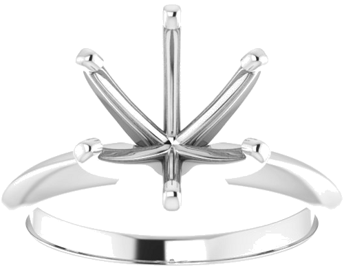 Sužadėtuvių Žiedas „Light Solitaire“ 950 Platinos Round 9.1mm x 9.7mm (3)