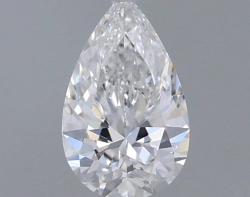 0.37 carat E-VVS1 Natūralus Pear Deimantas (1)