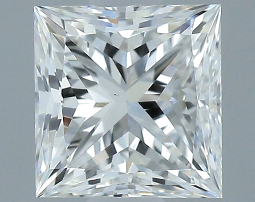 0.5 carat F-VS1 Natūralus Princess Deimantas (1)