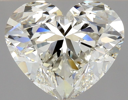 1.5 carat K-SI1 Natūralus Heart Deimantas (1)
