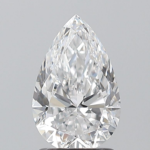 1.5 carat D-SI1 Natūralus Pear Deimantas (1)