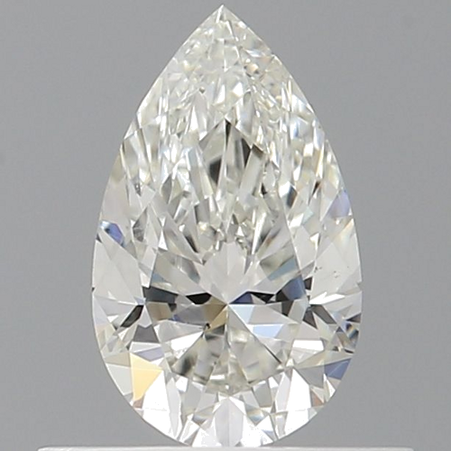 0.5 carat I-SI1 Natūralus Pear Deimantas (1)